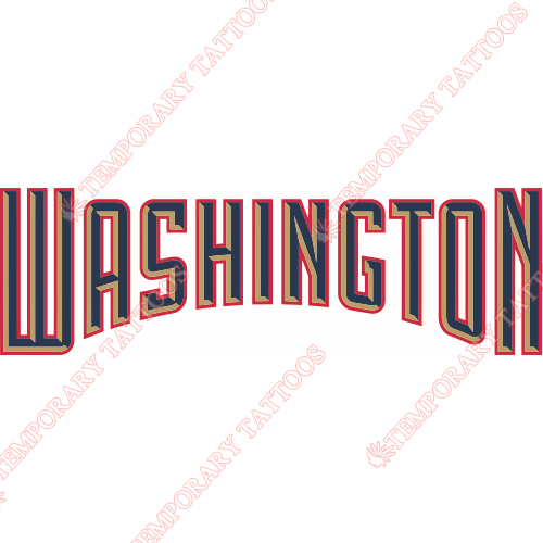 Washington Nationals Customize Temporary Tattoos Stickers NO.2022